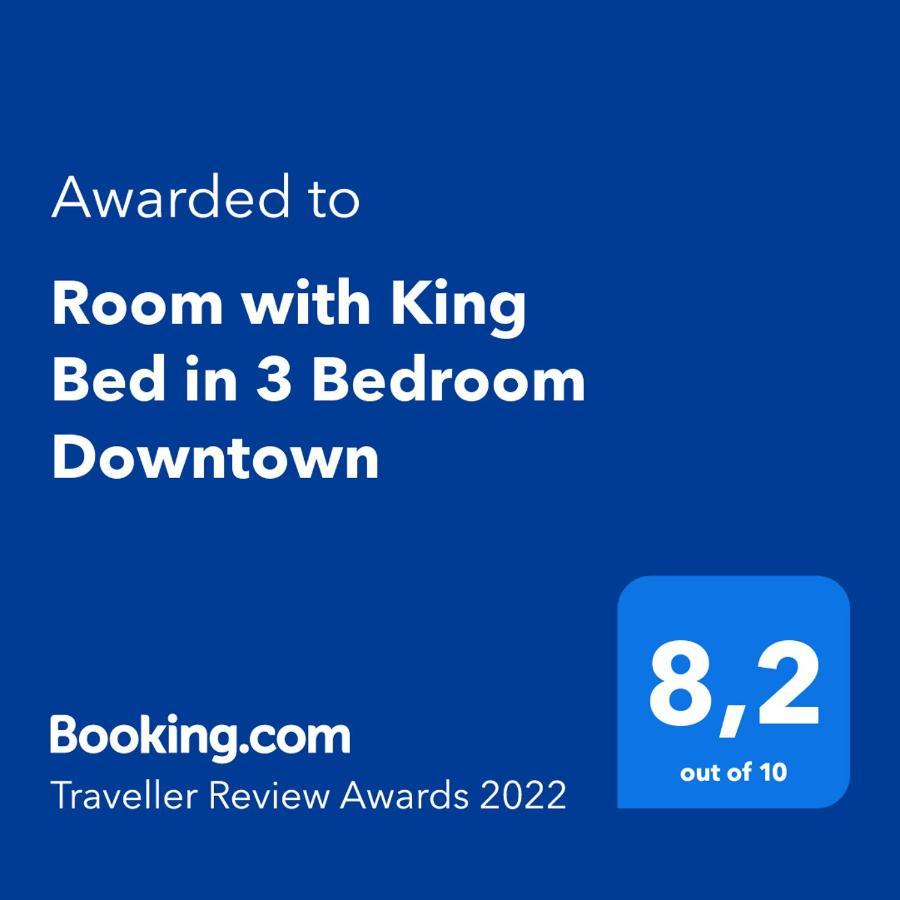 Room With King Bed In Shared 3 Bedroom Downtown Montréal Exterior foto
